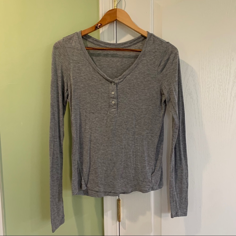 AE Grey Long Sleeve Shirt